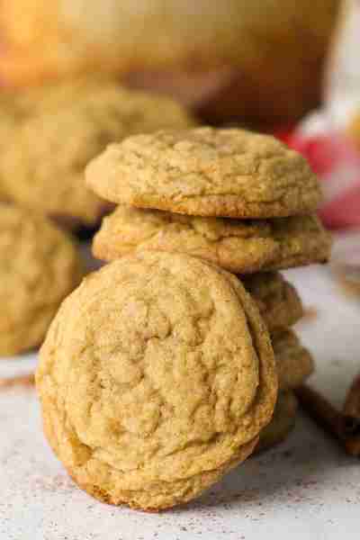 These festive pumpkin sugar cookies are soft, chewy, and overflowing with rich pumpkin flavor and sp...