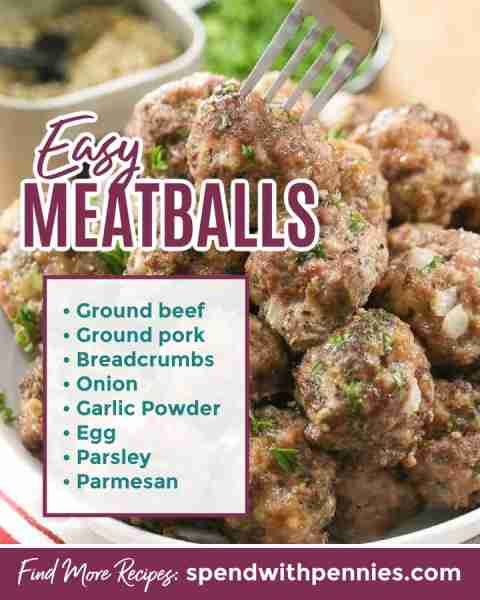 Comment RECIPE to get the recipe! Juicy, tender, and full of flavor, this easy meatball recipe is ma...