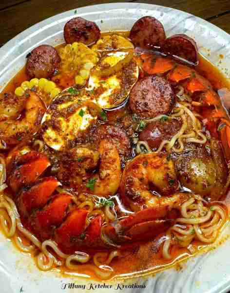 My seafood boil ramen 🤤