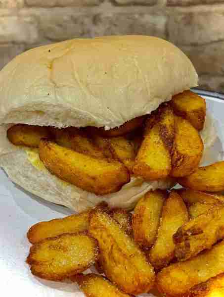 Chip bap for lunch by Scott