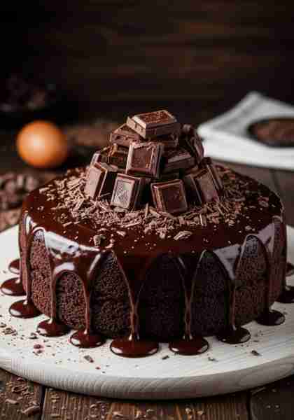 Triple Chocolate Cake 🍫🍰