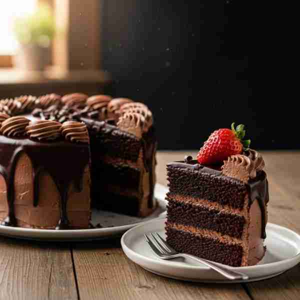 Espresso Dark Chocolate Cake😍