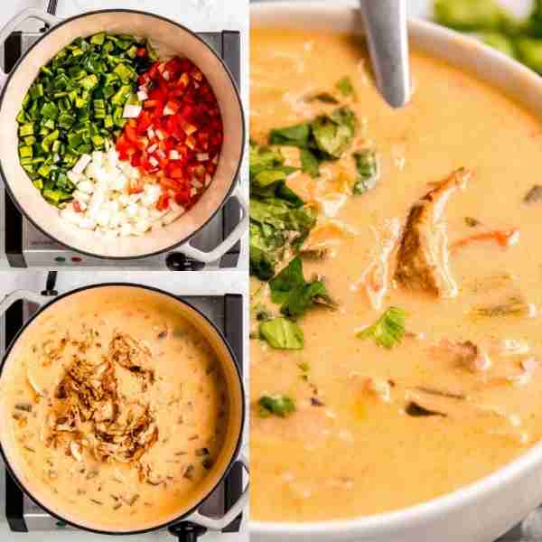 This Chile Relleno Soup is a crowd-pleaser that can be ready in under 30 minutes! Creamy, cheesy and...