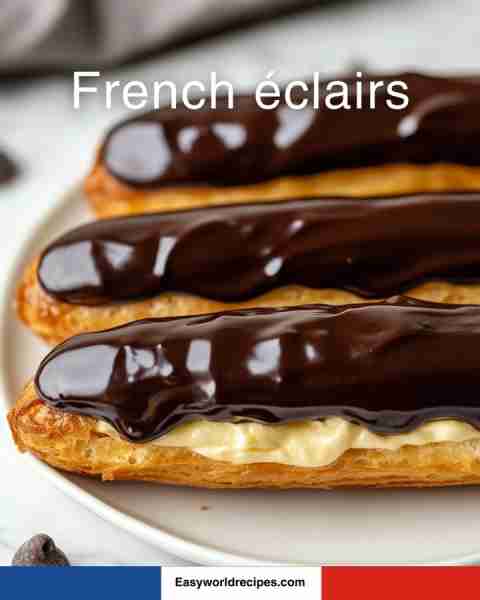 Try this French classic! Éclairs recipe below 👇