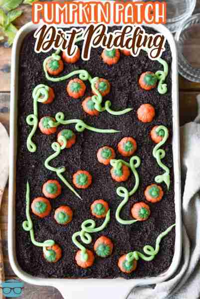 🎃NEW RECIPE - PUMPKIN PATCH DIRT PUDDING 🎃 Pumpkin Patch Dirt Pudding is a fun no-bake dessert wit...