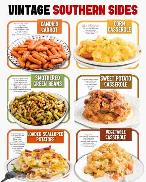 HOLIDAY SIDE DISHES 6 WAYS 🥕🥔🧀🍠✨ Comfort food classics that steal the show every single time! 1...