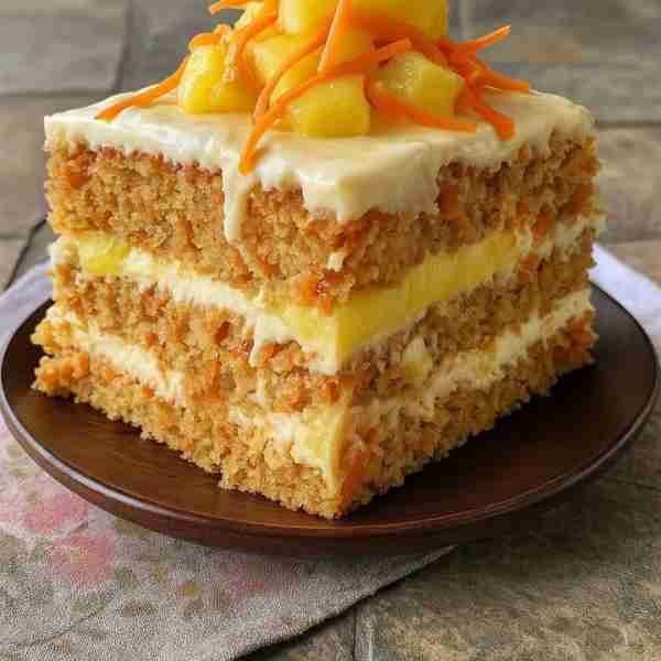 Hawaiian Carrot Pineapple Cake This recipe from deesviral brings the taste of the tropics to your ta...