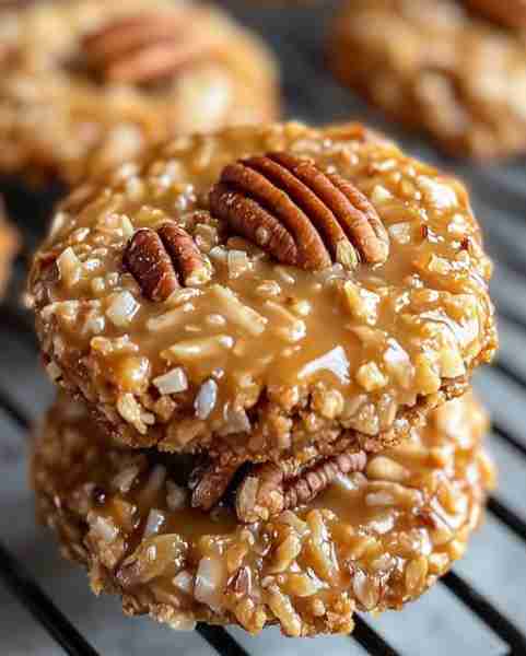No Bake Pecan Coconut Praline Cookies 🍪🥥 – Easy & Delicious 😍 Ingredients: 2½ cups sugar ½ cup ev...