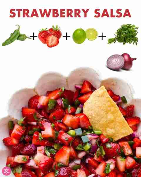 10 Minute Strawberry Salsa, recipe created by The Recipe Critic and link to recipe in comments. **In...