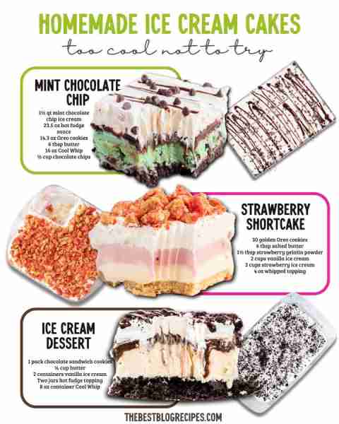 3 must-try homemade ice cream cakes for summer parties, birthdays, or just because! 🍰🍦 Make one th...