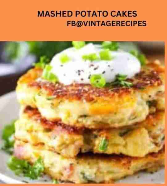 #leftovers My mum always made these with leftover mashed potatoes MASHED POTATO CAKES #easyrecipe 2...