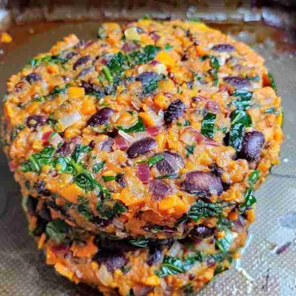 Vibrant Sweet Potato & Black Bean Burgers