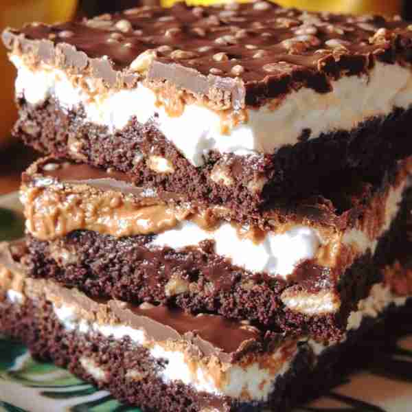 Brownie Bomb Bars Ingredients: Bottom Layer: 1 Box Brownie Mix (follow box instructions) 2 Large Egg...