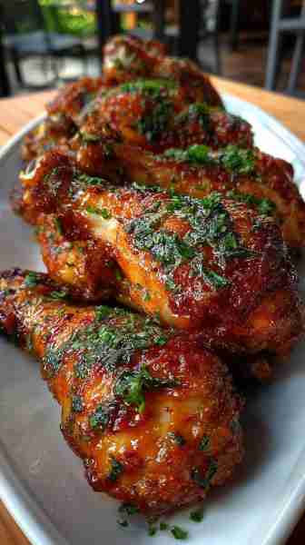 Crispy Baked Chicken Drumsticks 🍗🔥 🛒 Ingredients: 8 chicken drumsticks 2 tbsp olive oil 1 cup pan...