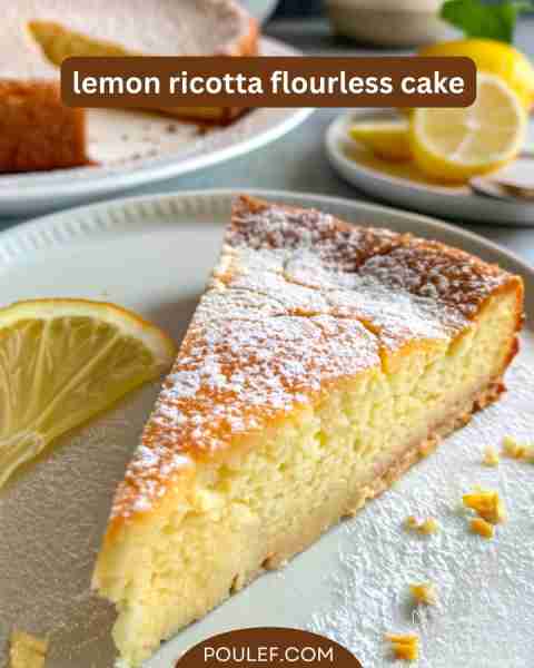 This lemon ricotta flourless cake is a light and creamy treat. This cake is wonderfully moist, incre...