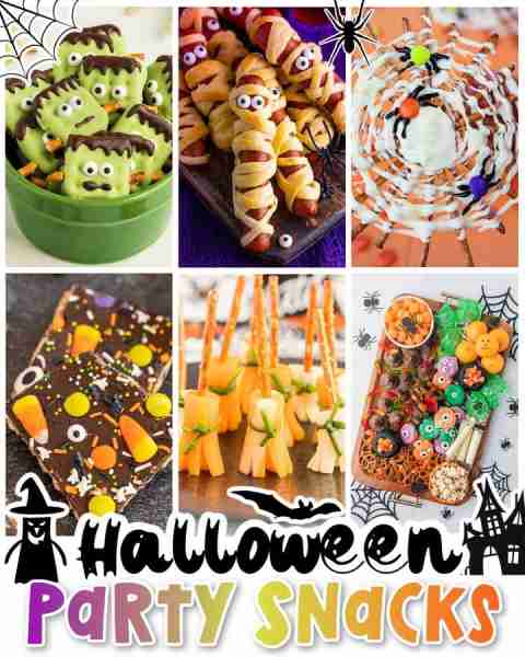 So many fun Halloween party snacks - perfect for class and kid parties! 🎃👻 All the snack ideas 👇👇