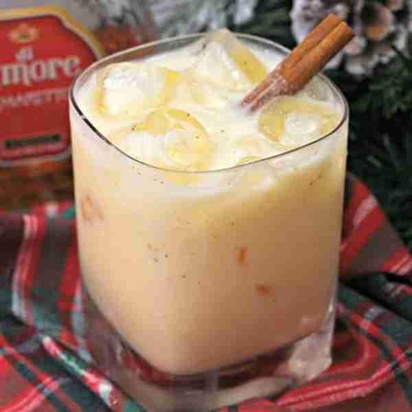 Eggnog Amaretto Cocktail 💖💚💖 Our Ultimate Incredible Christmas season Drink! RECIPE BELOW!