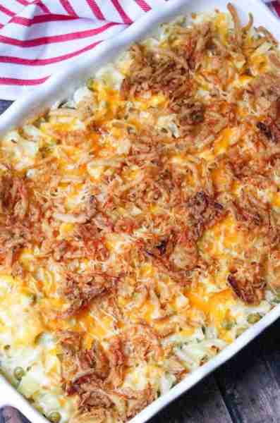 Oh, my. This is the tuna noodle casserole I will make from now on. Absolutely delicious!