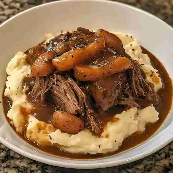Pot Roast over Mashed Potatoes 😊 The recipe in first comment 😊 𝐓𝐎 𝐂𝐎𝐍𝐓𝐈𝐍𝐔𝐄 𝐑𝐄𝐂𝐄𝐈𝐕𝐈𝐍𝐆 𝐌𝐘 𝐑𝐄𝐂𝐈𝐏𝐄𝐒 𝐓𝐘...