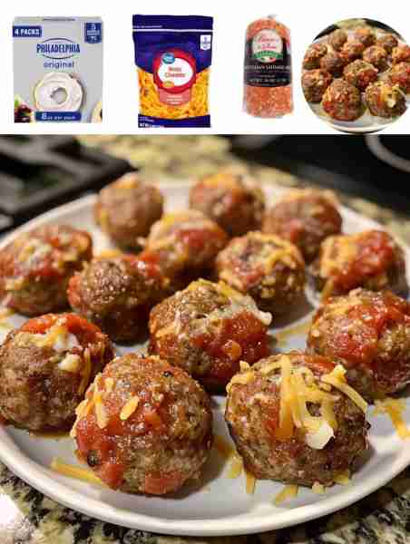 Rotel Cream Cheese Sausage Balls Ingredients: - 1 pound hot sausage - 1 (8 oz) block cream cheese, s...