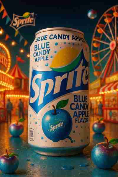 Sprite Blue Candy Apple Flavor