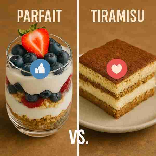 🍓🥣 Parfait Parfait is a layered dessert made with creamy yogurt or custard, granola, and fresh fru...