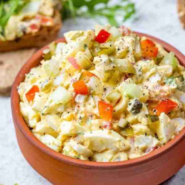 Easy Egg Salad Truth be told I adore egg salad year-round! Keep a batch of egg salad in the fridge,...