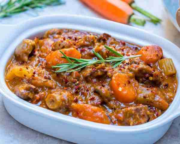 Crockpot Beef + Sweet Potato Stew With the crazy schedules of two working parents, and six kids (mos...