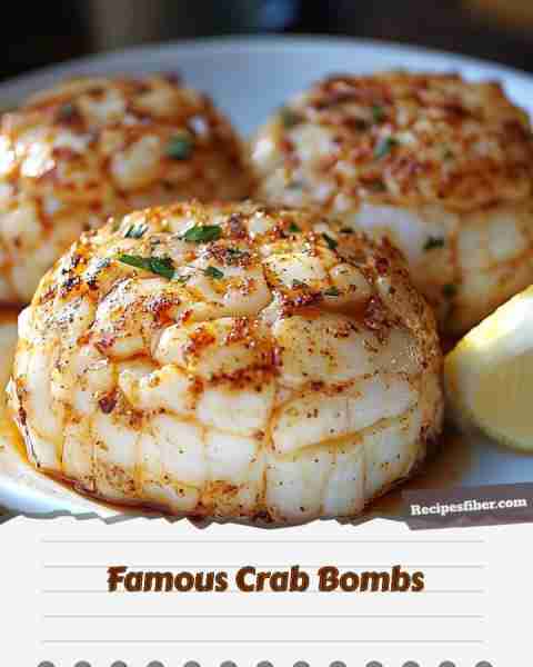 Famous Crab Bombs 🦀✨ Delicious and easy-to-make crab bites! 📋 Ingredients - 1 lb jumbo lump cra...