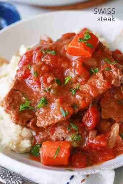 Comment RECIPE to get the recipe! Swiss Steak is a perfect family dinner; it’s easy to make and can...