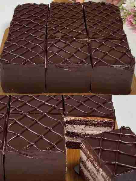 Chocolat cake Ingredients: For the Cake: 100 g cake flour 20 g cocoa powder 1/4 tsp baking soda Must...