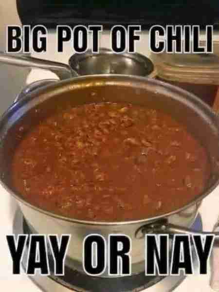 HUGE POT of Chilli At Home Ingredients: 1 pound ground beef (or turkey/chicken for variation) 2 cans...