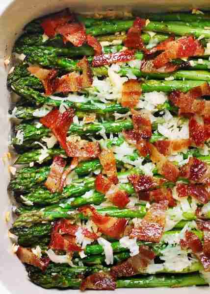 🫛🥓 Oven-Roasted Asparagus with Bacon, Garlic, and Parmesan Cheese (or Gruyere, or Asiago). FALL 𝐒𝐢...