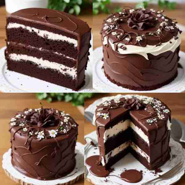 Rustic chocolate cake with a rustic 😍😍