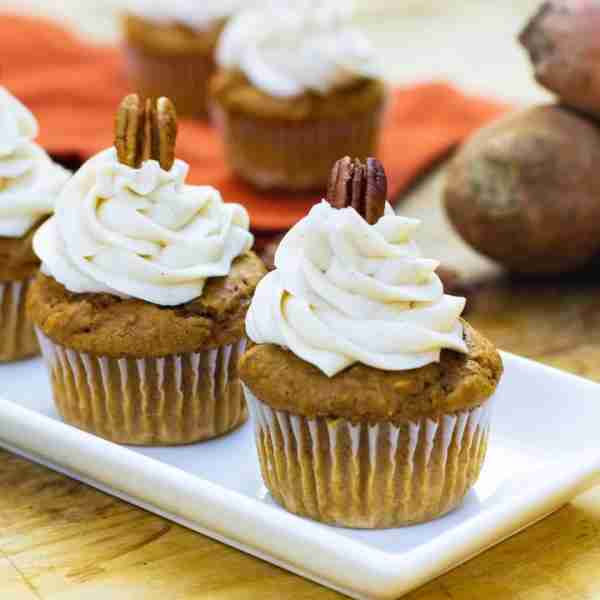 Quick and easy Bourbon and Spice Cupcakes will be a hit at your next tailgating event or holiday par...