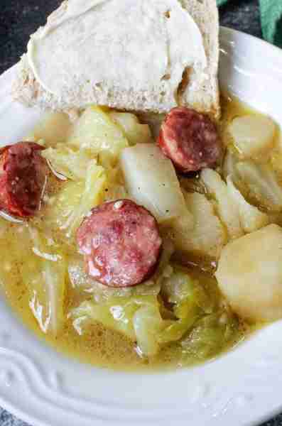 This cabbage, sausage and potato soup is the first thing I learn to make in my insta pot. My family...