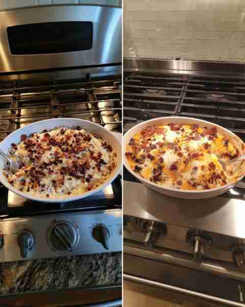 Loaded Keto Cauliflower Bake (Cheesy, Creamy & Satisfying) 🔹 Ingredients (Makes about 6 servings) 1...
