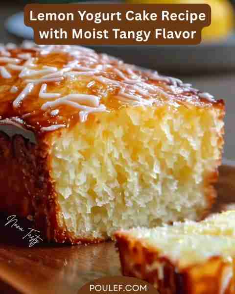 Lemon Yogurt Cake Recipe with Moist Tangy Flavor Ingredients – 1 cup all-purpose flour – ½ cup almon...