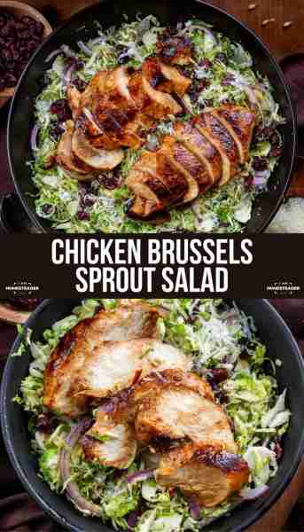 Chicken. Brussels sprouts. A zippy dressing. Light enough for lunch, filling enough for dinner. Trus...