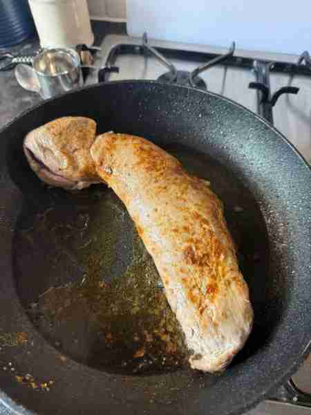 Pork fillet turned out to be quite a mouthful by Penny B