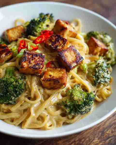 Noodles with Peanut Sauce and Baked Garlic Chili Recipe in First C.o.ʍ.m.е.ո.τ