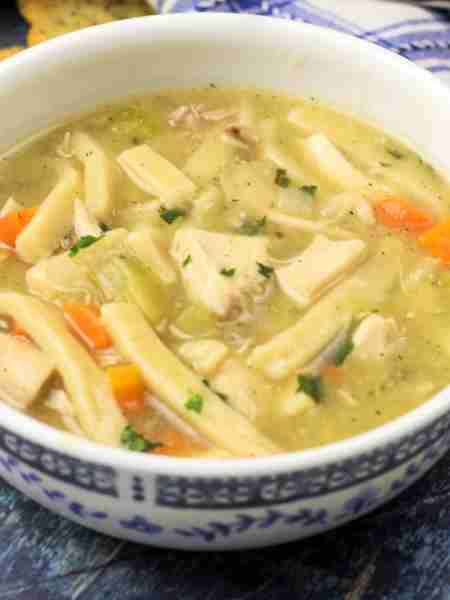 This is a phenomenal chicken noodle soup recipe! The whole family adored it and it was very flavorfu...