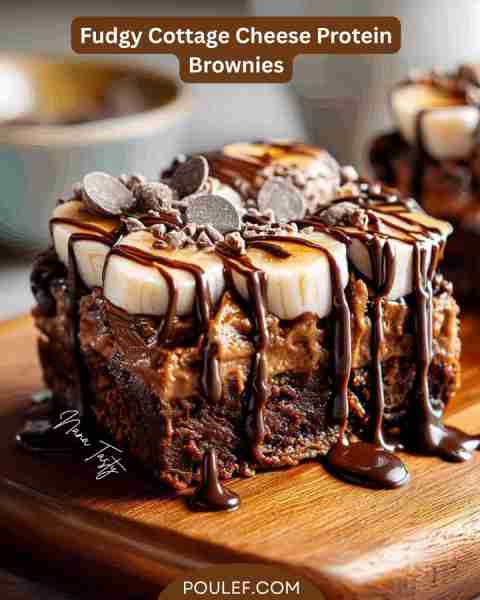 Fudgy Cottage Cheese Protein Brownies Ingredients 1 cup cottage cheese (low-fat) ½ cup unsweetened...