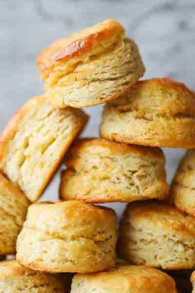 Sourdough Biscuits - Use up your "discarded" starter in these EPIC biscuits! With that sourdough tan...