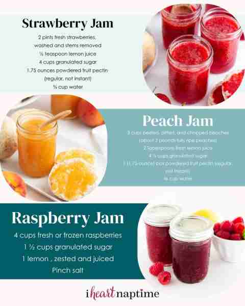 HOMEMADE JAM to save for winter! Strawberry jam: 2 pints fresh strawberries , washed and stems remov...