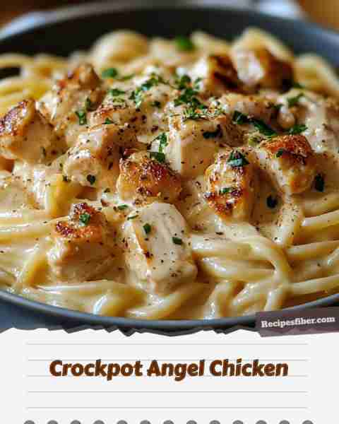 Crockpot Angel Chicken 🍽️ A delicious, easy-to-make chicken dish for the whole family! 📋 Ingredie...