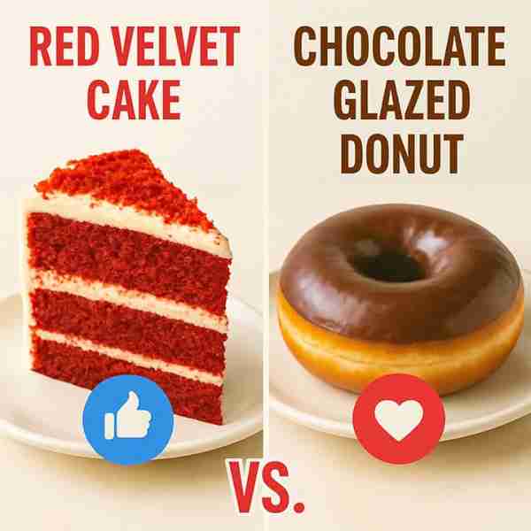 ❤️🍰 Red Velvet Cake Red velvet cake is a moist, tender dessert with a signature deep red color and...