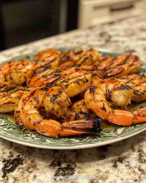 🍤 Gamberoni alla Griglia (Grilled Shrimp) You Will Need: 500 g (1 lb) large shrimp, peeled & devein...