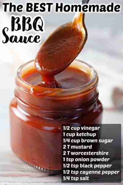Full Recipe 👇 Our FAVORITE BBQ sauce...so delicious and tangy! The perfect way to add big flavor to...