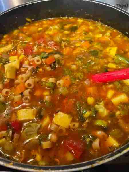 Hearty Vegetable and Pasta Soup Ingredients: 1 cup small pasta (ditalini or similar) 2 cups diced ca...